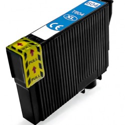 Συμβατό Inkjet για Epson, T604XL, 12ml, κυανό