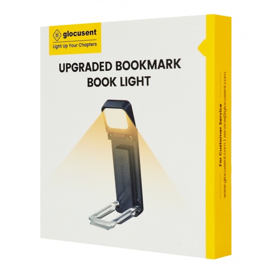 GLOCUSENT LED φακός διαβάσματος GLCSNTA2801, επαναφορτιζόμενος, έως 24lm, σκούρο μπλε