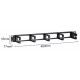 POWERTECH cable management NETW-0049 για rack 19"/1U, 5x γάντζοι, μαύρο