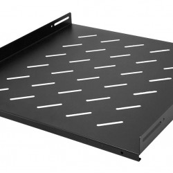POWERTECH σταθερό ράφι για rack 19" NETW-0043, βάθος 475mm, μαύρο