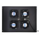 POWERTECH cooling fan για rack NETW-0044, 4x fans με μεταλλικό tray, 1.5m καλώδιο schuko, 54.5x41cm