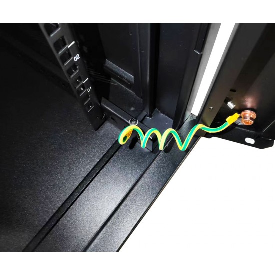 POWERTECH επιτοίχια καμπίνα rack 19" NETW-0037, 600 x 450 x 370mm, 6U