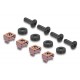 DELOCK κάλυμμα για 4x 80mm ανεμιστήρες 67416 για rack 19"/2U, μεταλλικό, μαύρο