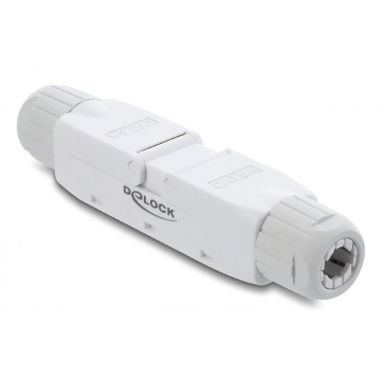 DELOCK σύνδεσμος LSA 91126, CAT 6A unshielded, tool-free, λευκός