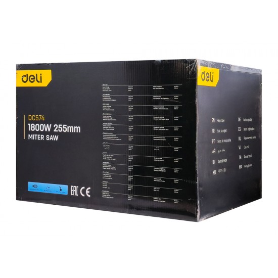 DELI φαλτσοπρίονο ρεύματος DC574, 1800W