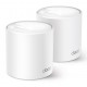 TP-LINK Home Mesh WiFi 6 System Deco X50, 3000Mbps AX3000, V1.0, 2τμχ