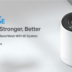 TP-LINK Home Mesh WiFi 6E System Deco XE75 Pro, 5400Mbps AXE5400, Tri-Band, V3.0