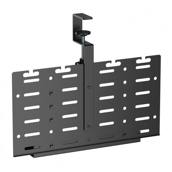 BRATECK cable management γραφείου CC11-20-1, μεταλλικό, 384x63x307mm, μαύρο