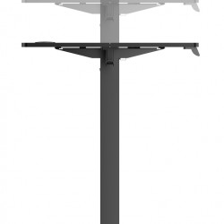 BRATECK ηλεκτρικό γραφείο S23-22R-B-BK με ρυθμιζόμενο ύψος, 1200x600x720~1180mm, μαύρο