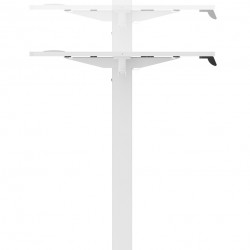 BRATECK ηλεκτρικό γραφείο S23-22R-B-WH με ρυθμιζόμενο ύψος, 1200x600x720~1180mm, λευκό