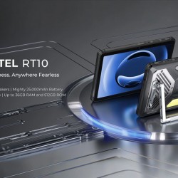 OUKITEL tablet RT10, 11", 12/512GB, 25000mAh, IP68/IP69K/MIL-STD-810H, 5G, μαύρο