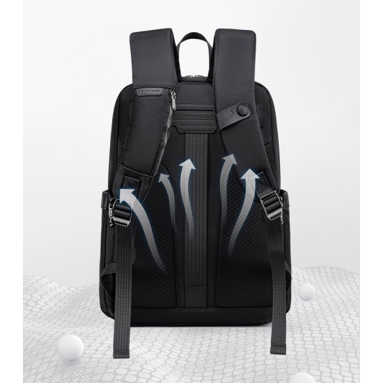 ARCTIC HUNTER τσάντα πλάτης B00811 με θήκη laptop 15.6", 16.5L, μαύρη