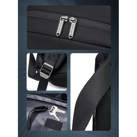 ARCTIC HUNTER τσάντα πλάτης B00811 με θήκη laptop 15.6", 16.5L, χακί