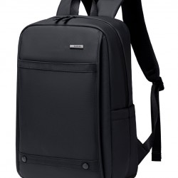 GOLDEN WOLF τσάντα πλάτης GB00705 με θήκη laptop 15.6", 17L, μαύρη