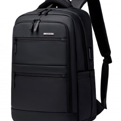 GOLDEN WOLF τσάντα πλάτης GB00707 με θήκη laptop 15.6", 21L, μαύρη