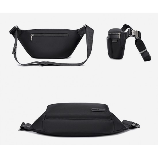 ARCTIC HUNTER τσάντα Crossbody XB00837, 3.5L, μαύρη
