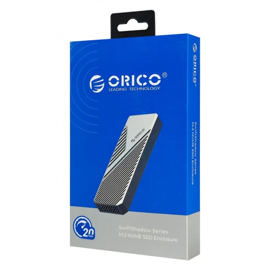 ORICO θήκη για M.2 NVME SSD CNM2-G20, 20Gbps, γκρι
