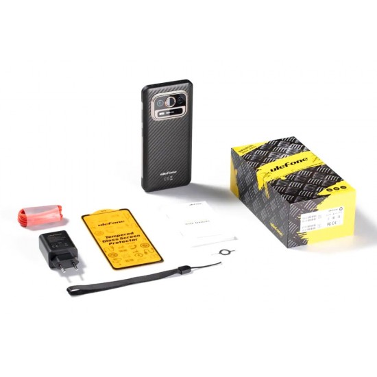 ULEFONE smartphone Armor 25T Pro, 6.78", 8/256GB, 5G, 6500mAh, IP68/IP69K/MIL-STD-810H, μαύρο