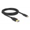 DELOCK καλώδιο USB-C σε USB 84004, 10Gbps, 2m, μαύρο