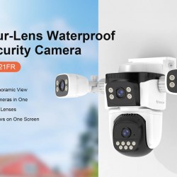 VSTARCAM smart κάμερα CS621FR, four-lens, 2MP, WiFi, SD, PTZ, IP66