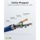 GOOBAY καλώδιο δικτύου 68267, CAT 6 S/FTP, copper, 250MHz, 1m, μπλε