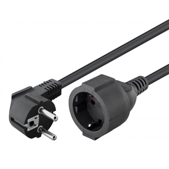 GOOBAY μπαλαντέζα προέκταση ρεύματος 93095, schuko, 3x 1.5mm², 10m, μαύρη
