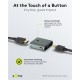 GOOBAY HDMI switch 77791, 2 σε 1, 8K/60Hz, γκρι