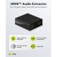 GOOBAY HDMI audio extractor 79138, 4K/30Hz, μαύρο
