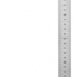 DELI μεταλλικός γωνιακός χάρακας DL302300, 300mm