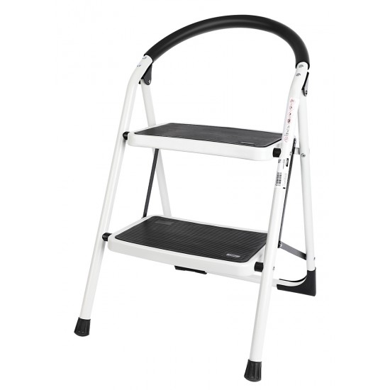 DELI σκάλα σιδήρου DL509012 με 2 σκαλοπάτια, 46cm, 150kg