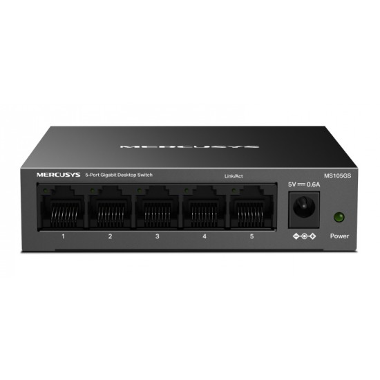 MERCUSYS desktop switch MS105GS, 5x Gigabit θύρες, V2.0