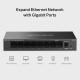 MERCUSYS desktop switch MS108GS, 8x Gigabit θύρες, V1.0