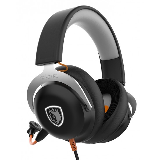 SADES gaming headset Spectre, USB σύνδεση, 50mm, V7.1 surround, multi-platform, μαύρο