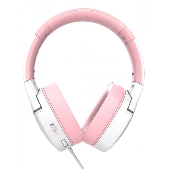SADES gaming headset Spower, 3.5mm σύνδεση, 40mm, multi-platform, ροζ/λευκό