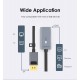 CABLETIME αντάπτορας DisplayPort σε HDMI CT-AV589-P02G4K60, 4K/60Hz, γκρι