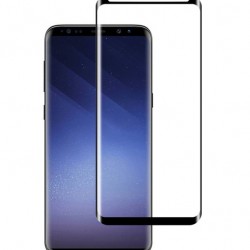 POWERTECH Tempered Glass 3D, Mini, Full glue, για Samsung S9, Black