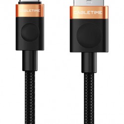 CABLETIME καλώδιο USB-C σε USB CT-AMCM2A, 2A, 480Mbps, 1m, μαύρο
