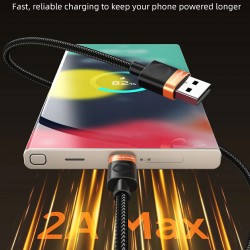 CABLETIME καλώδιο USB-C σε USB CT-AMCM2A, 2A, 480Mbps, 1m, μαύρο