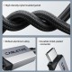 CABLETIME καλώδιο USB-C CT-USB4V2, USB4, 240W, 80Gbps, 8K/60Hz, 1m, μαύρο