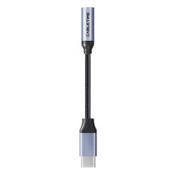CABLETIME αντάπτορας USB-C σε 3.5mm CT-CMAUF-AG, γκρι