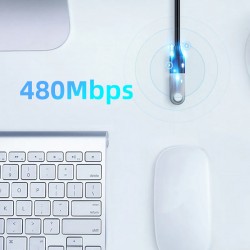 CABLETIME καλώδιο προέκτασης USB 2.0 CT-AMAF2.0, 480Mbps, 1.5m, μαύρο