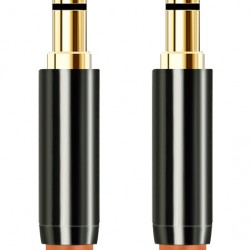 CABLETIME καλώδιο ήχου 3.5mm CT-AV311-P11G, gold plated, 0.5m, μαύρο