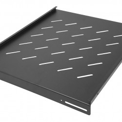 POWERTECH σταθερό ράφι για rack 19" NETW-0052, 1U, βάθος 420mm, μαύρο
