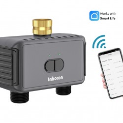 INHOCON smart προγραμματιστής ποτίσματος SGW08W, 2 θέσεων, WiFi, IP55