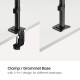 POWERTECH βάση γραφείου οθόνης & laptop PT-1569, 17-32", έως 10kg