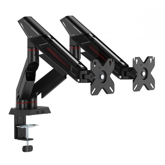 BRATECK βάση γραφείου για 2x οθόνες LDT114-C024, 17-35", έως 12kg