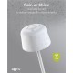 GOOBAY επιτραπέζιο φωτιστικό 77676, 3000K, dimmable, επαναφορτιζόμενο, λευκό