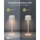 GOOBAY επιτραπέζιο φωτιστικό 77676, 3000K, dimmable, επαναφορτιζόμενο, λευκό