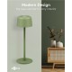 GOOBAY επιτραπέζιο φωτιστικό 77677, 3000K, dimmable, επαναφορτιζόμενο, πράσινο