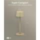 GOOBAY επιτραπέζιο φωτιστικό 77678, 3000K, dimmable, επαναφορτιζόμενο, μπεζ